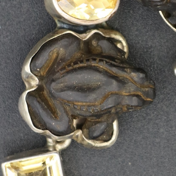 Vintage Amy Kahn Russell Earrings AKR silver - Picture 4 of 4